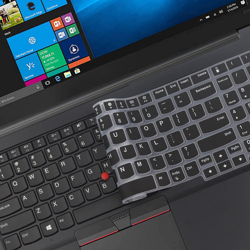 Keyboard Cover for 15.6" Lenovo ThinkPad E15 Gen 4/3/2, ThinkPad L15 Gen 2/1, ThinkPad T15 T15p T15g P15 P15s P15v Gen 3/2/1, ThinkPad E580 E590 E...